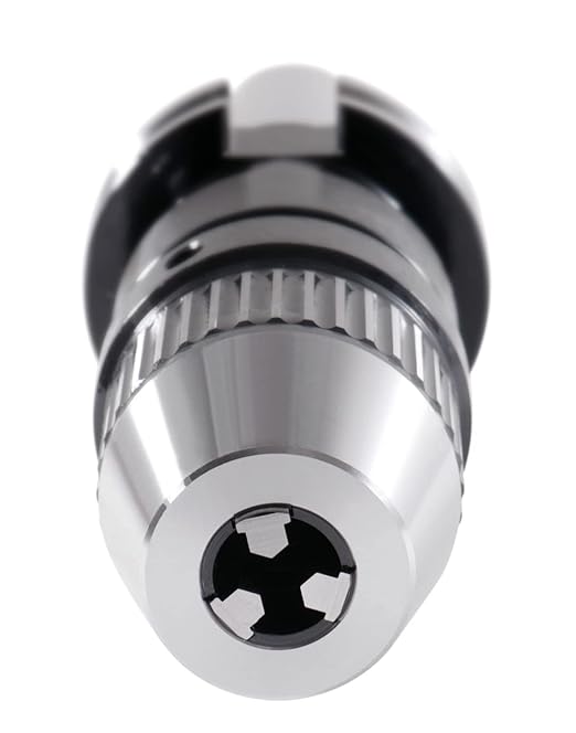 Accusize Industrial Tools 0-5/8'' Cat40 CNC Integral Keyless Drill Chuck, 0222-0892