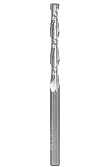 YONICO Upcut Router Bits Spiral 2 Flute Solid Carbide CNC End Mill 1/4-Inch Dia. 1/4-Inch Shank 31218-SC