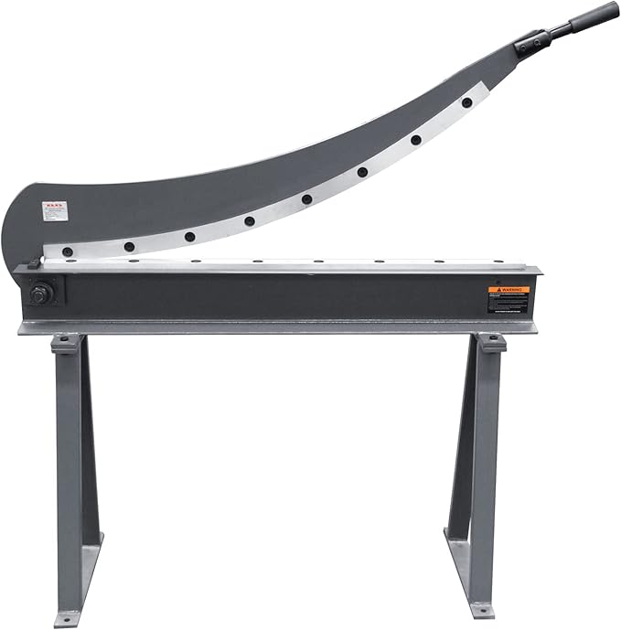 KAKA INDUSTRIAL Sheet Metal Shears,39-Inch 16Gauge (0.06 Inch) Guillotine Metal Shear,Sheet Cutter with Stand for Industrial Fabrication and Construction HS-40