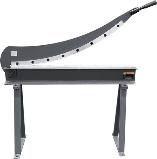 KAKA INDUSTRIAL Sheet Metal Shears,39-Inch 16Gauge (0.06 Inch) Guillotine Metal Shear,Sheet Cutter with Stand for Industrial Fabrication and Construction HS-40