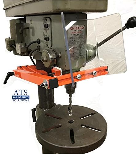 ATS Safety, Drill Press Guard, Part # DPG-ES1 fits Machines with Column Diameters of 2.0-4.0 inches, Safety Accessories Made in USA