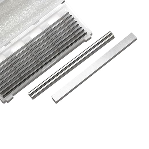 3-1/4inch Carbide Hand Planer Replacement Blades, for Woodturning Replacement Cutter Knives, for Craftsman, Bosch, Milwaukee, Makita, DeWalt, Ryobi 3-1/4 Planer, 10-Pack (82x5.5x1.1)