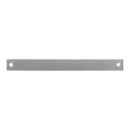 PFERD Hand File without Tang, Swiss Pattern, Curved Cut, Convex, #2 Coarseness, 12" Length, 1-5/32" Width, 3/16" Thickness
