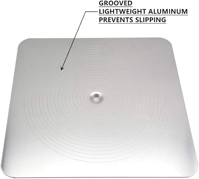Lightweight Premium Aluminum Plate Plastering Hawk Plastering Hand Board with Comfort Grip Handle 12 x 12-Inch