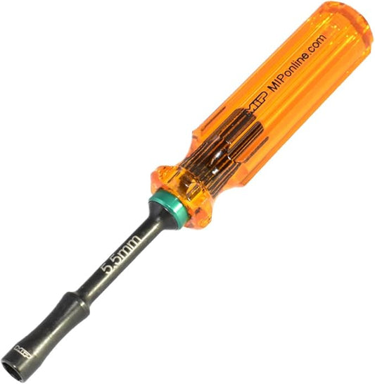 MIP 9803 5.5mm Metric Hex Nut Driver RC Tool ??Precision Grip Hex Screwdriver with Deep Socket for RC Car Repair, Made 100% in USA