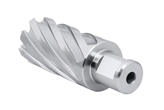 Accusize Industrial Tools 1-3/16'' by 2'' Cutting Depth H.S.S. Annular Cutter with 1 Pc Pilot Pin, 2081-2024Pin