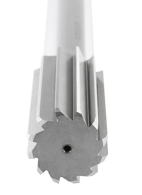 Accusize Industrial Tools 5015-0330 H.S.S. M2 Straight Shank Straight Flute Chucking Reamer, 1-3/8 in