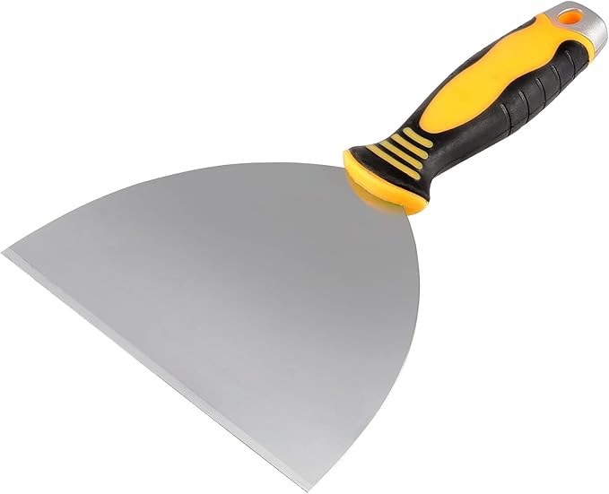 6 PCS Joint Knife, 6 Inch Putty Blade Drywall Joint Knife with Ergonomic Plastic Soft-Grip for Plasterboard Mud Decal