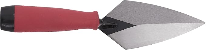 MARSHALLTOWN QLT Pointing Trowel, 7 x 3 Cement and Mortar Finishing tool, Soft Grip, PTSG73