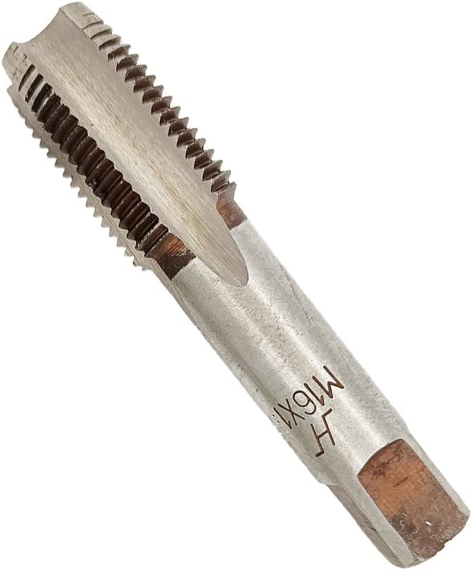 Mactoom 16mm x 1.25 HSS Metric Tap and Die Set Right Hand Thread,Tapping DIY Tool 3pcs (M16 x 1.25mm)