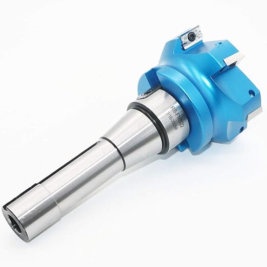 3.15 Inch Face Milling Cutter Aluminum 400R 80MM CNC End Milling Cutter Holder + R8-FMB22 Shank Face Shell Mill Arbor + 6pcs APKT1604 Carbide Inserts + 8mm Hexagon Wrench + T15 Wrench CNC Machine Tool