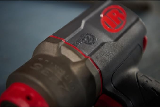 Ingersoll Rand 2236QPTIMAX DXS2 1/2" Air Impact Wrench, Quiet, 1500 ft-lb Torque, Titanium Hammercase, Pin Retainer, Pistol, Interchangeable Anvil, Multi-functional Tool