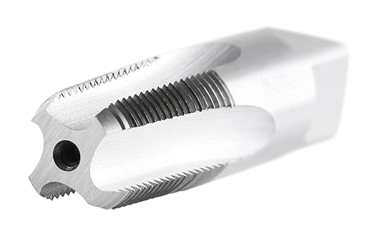 Accusize Industrial Tools 3/8'' to 18 H.S.S. Taper Pipe Tap-Npt, 2-9/16'' Oal, 1-1/16'' Thread Length, 4 Flutes, American Standard, NPT-38