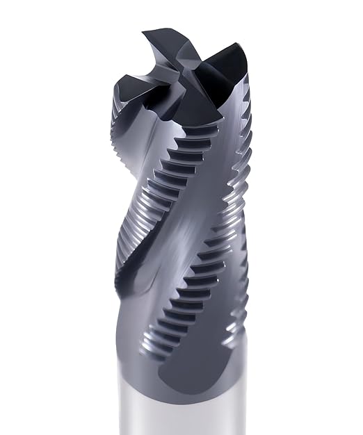Accusize Industrial Tools Standard Tooth M42 8% Cobalt Tialn Roughing End Mill, 5/8'' by 5/8'' by 1-5/8'' Flt Length, 1102-0058