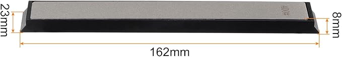 uxcell Diamond Sharpening Stones 400 Grit Whetstone Knife Sharpener Stone with Non-Slip Base