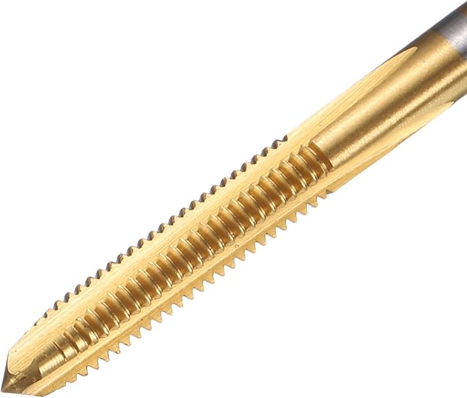 uxcell Metric Thread Tap M4 x 0.7 H2 80mm Straight Flute Screw Thread Milling Machine Taps Threading Tapping Repair Tool