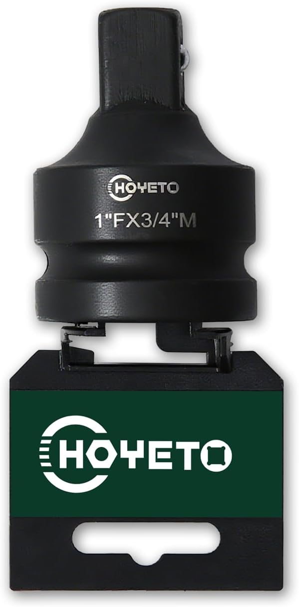 1" to 3/4" Heavy-Duty Impact Adapter | Chrome Molybdenum Alloy (Cr-Mo) Steel | Industrial Rotation Converter for Large-Scale Systems
