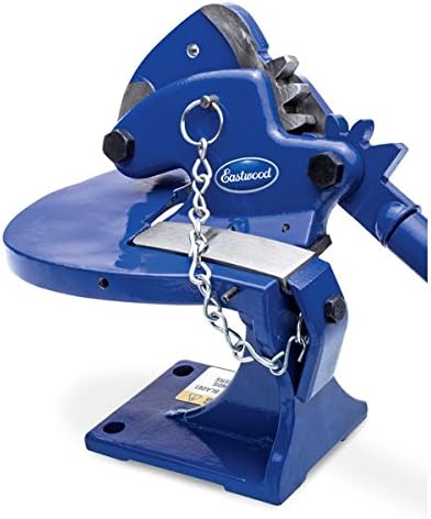 Eastwood Throatless Shear Multiple Purpose Bench Top Throatless Sheet Metal Shear Cutter Tool Solid Steel Frame Mounting Type