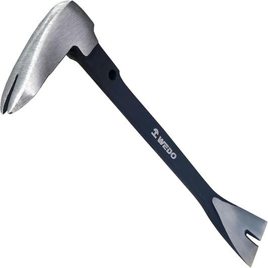 WEDO Pry Bar,10" Nail Puller,High Carbon Steel Crowbar,V Type Cats Paw Nail Remover,Utility Claw Bar Tool for Home Remolding,Woodworking