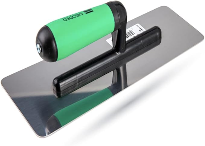 Stainless Steel Plaster Trowel, (11x4.7inch) Venetian Plaster Trowel, Plaster Tool, Large 280x120 mm, Meoded Paint & Plaster