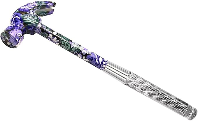 6-in-1 Floral Hammer Kit, Multifunctional Set with Cross & Flat Screwdriver, Portable Mini Gift