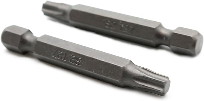 TEMO 25 pc T27 Torx Star Head Screwdriver Bit Set, S2 Steel 6 Point T-27 2 Inch Screwdriver Insert Bits