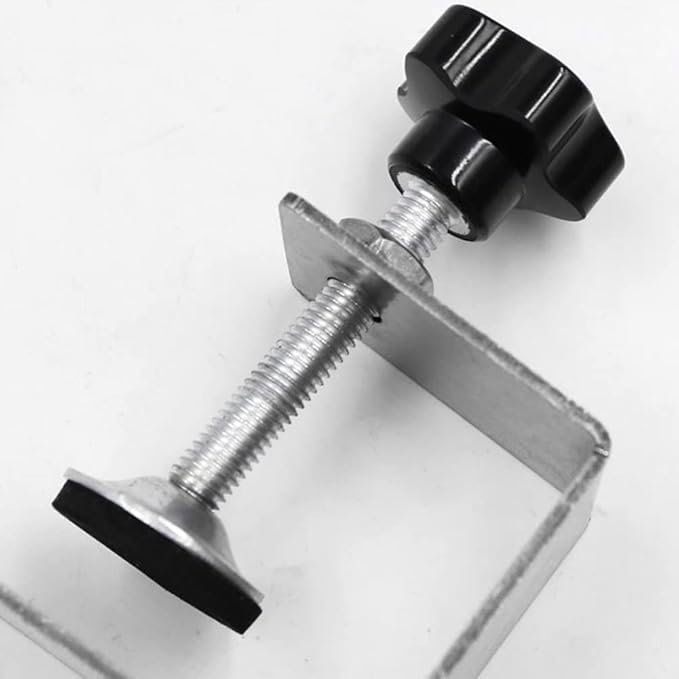 Bibabala 2Pcs Drawer Front Installation Clamps, Stainless Steel Universal C-Clamp, Cabinet Installation Tools, Beam Clamps for Easy and Fast Installing Face Frame of Cabinets