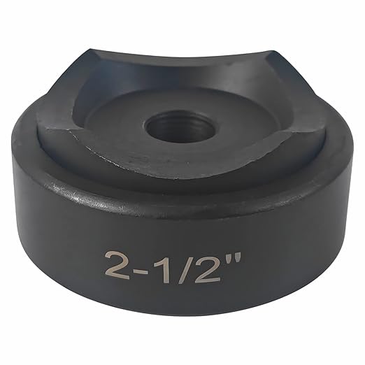 AMZCNC 2-1/2" Conduit Punch and Die for Hydraulic Knock Out Driver 3/4"-16UN Thread((Conduit Hole Size) 2-1/2")(Actual Hole Size: 2.91")