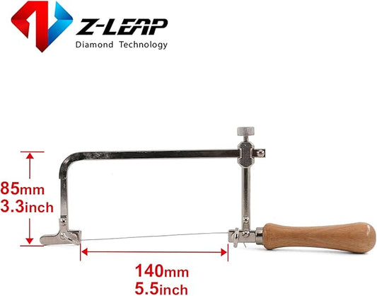 Steel Frame Coping Saw - High-Strength Hand Cutting Tool for Wood/Metal/Ceramic, Multi-Scenario DIY Projects