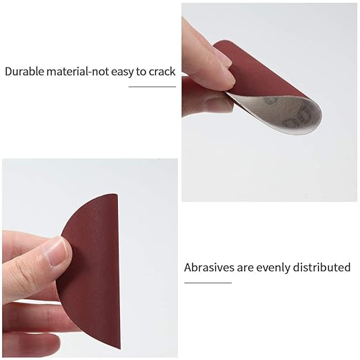 SPEEDWOX Sander Disc 100pc Sanding Hook and Loop Sandpaper 800 Grit Sanding Discs 3 Inch Sandpaper for Wood Drill Grinder Rotary Tools No Hole