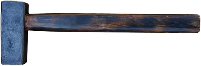 3lbs dog head Old iron hammer, Forging dog head Tools Best Item,Vintage Blacksmith Set Hammer, Blacksmith Hammer, Forge Anvil Tools Heavy Duty Sledgehammer, Wooden Handle, Steel Head,