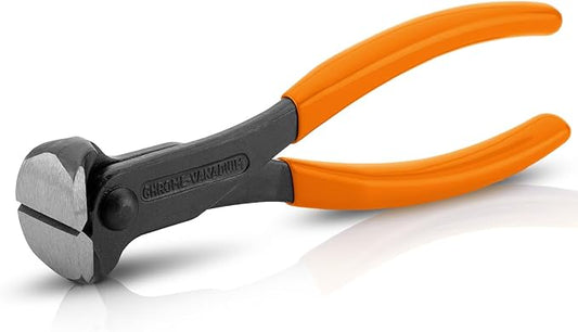 Bates- Nail Puller, 7 Inch, Orange, Nail Remover Tool, Cutting Pliers, Carpenter Tools, Staple Puller, End Cutting Pliers