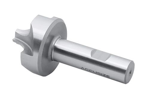 Accusize Industrial Tools 5/8'', H.S.S. Corner Rounding End Mills, 3/4'' Shank Dia, 1-15/16'' Cutter Dia, 4'' Overall Length, 1011-5834