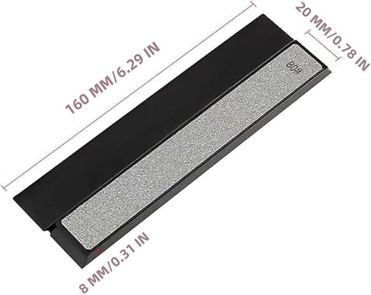 8 Pcs Diamond Sharpening Stones Set, diamond knife sharpening stone with a Non-Slip Base for Ruixin Sharpener