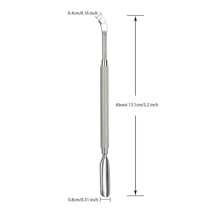 Cuticle Pusher Cuticle Trimmer Dead Skin Remover Nail Polish Remover Tool for Fingernail and Toenails