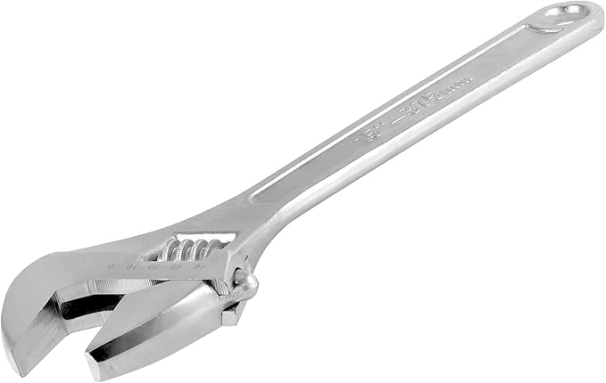 HOIGON 2 PCS 15 Inch Adjustable Wrench, Heavy Duty Crescent Wrenches with Wide Jaw and Ergonomic Handle for Machine Maintenance