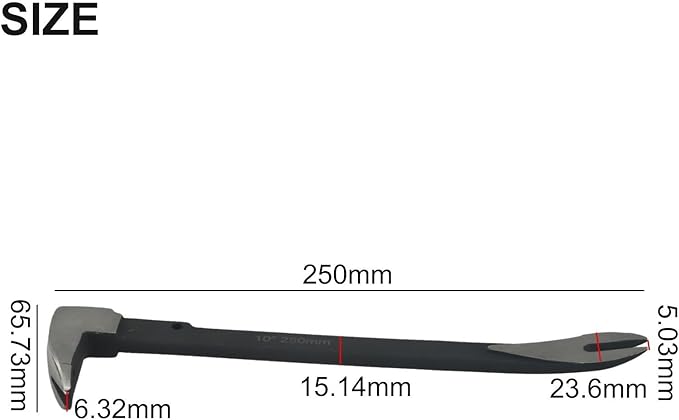 Nail Puller Tool For Woodworking, Dual Strike Zones, Precision-Honed Claws, Metal Pry Bar For Embedded Nails 1Pc (B)