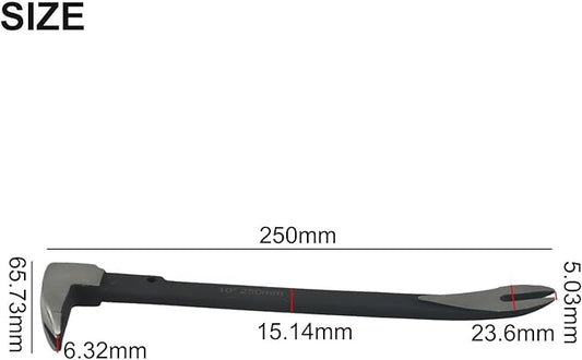 Nail Puller Tool For Woodworking, Dual Strike Zones, Precision-Honed Claws, Metal Pry Bar For Embedded Nails 1Pc (B)