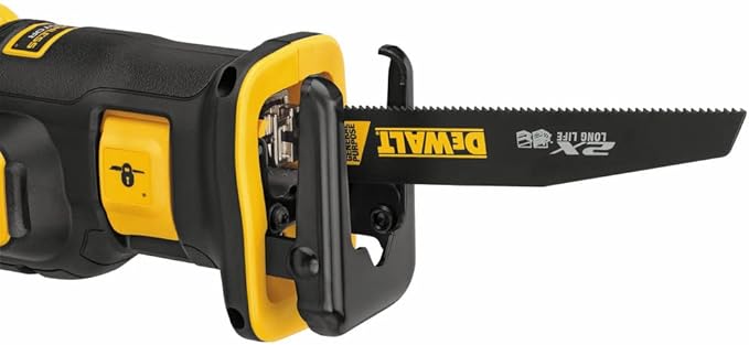 DEWALT 20V MAX XR Reciprocating Saw Cordless, Brushless, Compact,Variable Speed, Pivoting Head, LED Light, Tool Only (DCS367B)