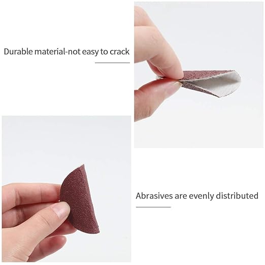 SPEEDWOX 100pcs Sanding Discs 2 inch Sandpaper 100 Grit Hook and Loop Sanding Discs for Sanders Drill Grinder Rotary Tools Attachment Woodworking Wood Auto, No Hole