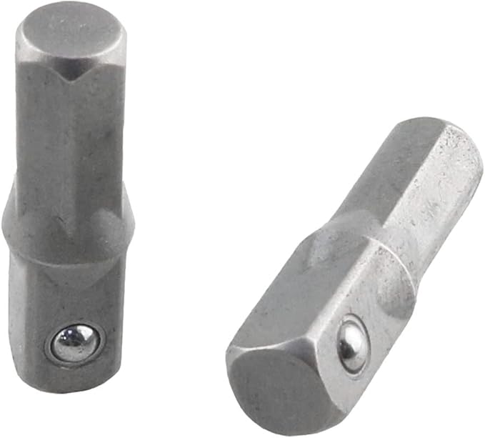 10PCS Power Tools Replacement Parts Impact Socket Adapter Converter Replacement Part 1/4'' Hex Shank To 1/4''