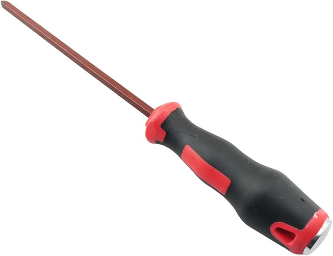 Knockout Screwdriver High Hardened S2 Shank Alloy Phillips Head Soft Cover Rubber Handle For Mechanical Hardware Slotting Removal Maintenance