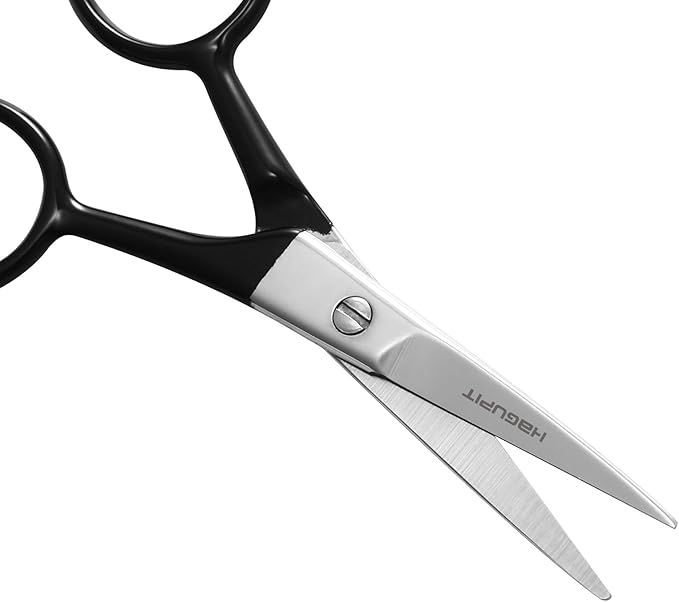 4" Small Precision Embroidery Scissors - All purpose Stainless Steel Sharp Fabric Scissors for DIY Craft Thread Cutting Yarn, Knitting Needlework Stitching Shears, Manicure Cuticles Nail
