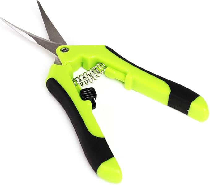 DNA Motoring TOOLS-00114 High Carbon Steel Tin Snip Tool, [Set of 2] 10 Inches Serrated Jaws, Carbon Alloy Steel Tin Snip w/Rubberized Handle, Built-in Thumb Lock
