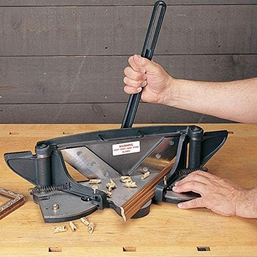 Miter Trimmer - Micro-Fine Slices Laminate Cutter for Precise Fit - Adjustable Trim Saw for 45 90 Degree Cuts ??Picture Framing Saw for Perfect Miter Cuts