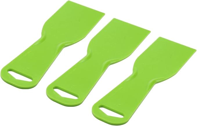 Utoolmart Putty Scraper 2" Plastic Flexible Putty Knives Spreader for Taping Drywall Wall Painting Green 3Pcs