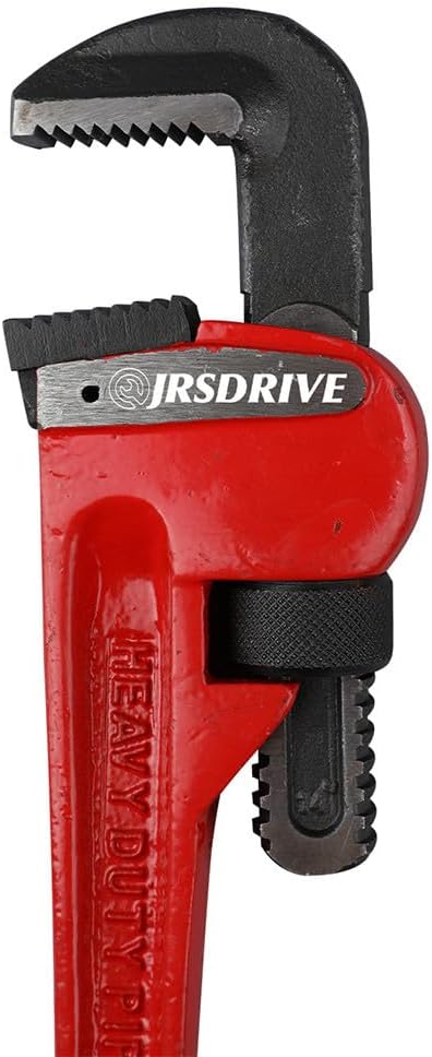 JRSDRIVE 1 Piece Pipe Wrench 36 inch Heavy Duty Adjustable Plumbing Wrench Construction & Heavy-Duty Applications for Industrial & Professional Use E-2049