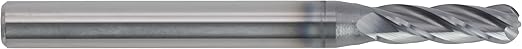 CME 10 pcs Micrograin Carbide End Mills, Ball Nose, TiAlN Coated, 5/32" Mill Diameter, 1/2" Length of Cut, 2" Overall Length, 4 Flute, Center Cutting