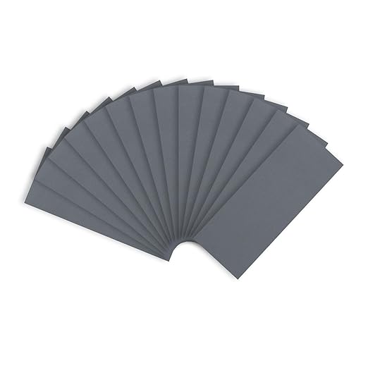 Sandpaper 5000 Grit, Wet Dry Sanding Sheets 9x3.6 inch for Wood Furniture Finishing, Metal Sanding and Automotive Polishing,14 -Sheet