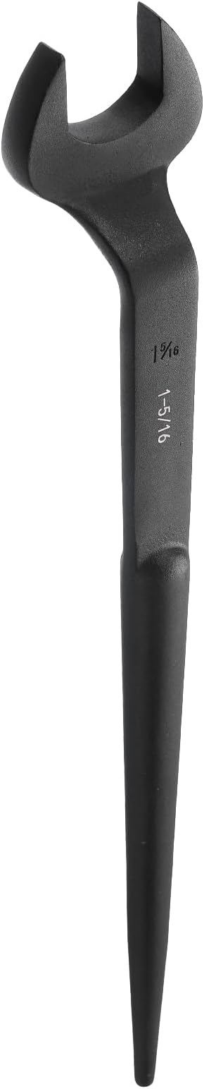 HARFINGTON Single Open End Spanner Wrench 1-5/16-inch 15 Degree Angle Single Open End SAE Construction Spanner Wrenches with 60째Offset Handle for Automotive Mechanical Maintenance